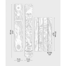 Dyedbro MTB Frame Protection Kit - Kaos