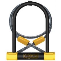 OnGuard Bulldog DT U-Lock with Cable - Silver Sold Secure Rating
