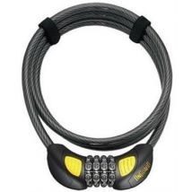 OnGuard Doberman Combo Coil Lock LED 185cm x 12mm