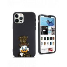 Coque Personnalisée en Silicone Noire pour iPhone - Tous les modèles - V19