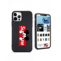 Coque Personnalisée en Silicone Noire pour iPhone - Tous les modèles - V23