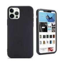 Coque iPhone en Silicone Noire - Personnalisable