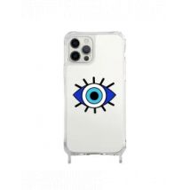 Coque Personnalisée Transparente avec Anneaux pour iPhone - V9