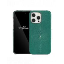 Coque Verte en Galuchat pour iPhone