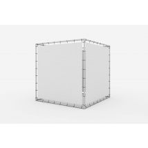 Cube publicitaire Bannière aluminium Cadre de tension