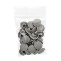 Tapón de rosca de plástico gris (25 piezas) Typ 78,