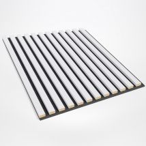 Panneaux 3D sur feutre - Tapis blanc