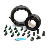 VEGGIE-GARDEN KIT PER MICRO IRRIGAZIONE A GOCCIA CON REGOLATORE DI PRESSIONE