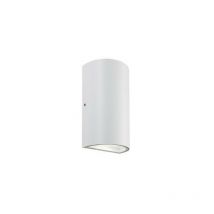 Applique Lampada Esterno Plafoniera Led Parete Doppia Luce Giardino 12W Sovil Colore: Bianco