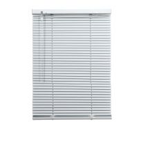 Tenda Veneziana Alluminio Lamelle 16 mm Corde Veneziane Finestre Parasole Errebi Colore: Bianco senza Corda, Dimensioni: 40 x 130 cm