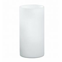 Lampada da Tavolo in Vetro Cilindro Illuminazione Interno Bajour E14 Geo EGLO Altezza: 20 cm