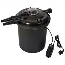 Bio Filtro UV C 10000 Depuratore Acqua Laghetti Filtri e Lampada 18 W Verdemax