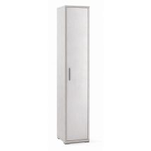 Mobile Colonna 1 Anta H199 L39 P41 Cm colore Bianco Ossido Db384k Sarmog