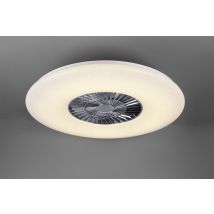 Ventilatore da Soffitto Plafoniera Lampada Led senza Pale Glitter Visby Trio