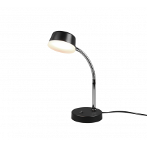 Lampada da Studio Scrivania Moderna Led 4,5 W Nera Flessibile Kiko GD Trio
