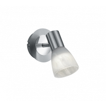 Faretto da Parete o Soffitto Spot Led Orientabile Acciaio Vetro Levisto GD Trio
