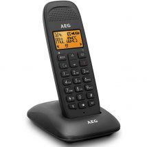AEG Voxtel D81 Telefono Domestico DECT Cordless Display 1,6&#39;&#39; LCD Nero