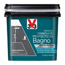 V33 Smalto Rinnovare Perfection Bagno Muri Piastrelle Mobili Reistente Acqua Colore: Grigio Antracite Satinato