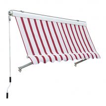 Tenda da Sole per Balcone a Caduta Cassonata Sangiorgio Colore: Verde, Formato: 4 x 3 m