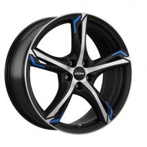 RONAL RONAL R62 BLUE jetblack-matt-frontkopiert 8.5Jx20 5x108 ET40