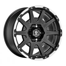 SPARCO DAKAR matt black lip polished + revits 7.5Jx17 6x139.7 ET42