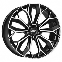 AEZ LEIPZIG DARK black/polished front 9.0Jx20 5x112 ET33