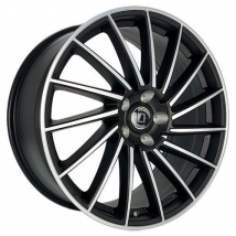 DIEWE BRIOSA schwarzmatt frontpoliert 8.0Jx18 5x112 ET50