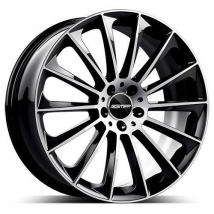 GMP STELLAR schwarz diamantgeschliffen 9.5Jx19 5x112 ET35