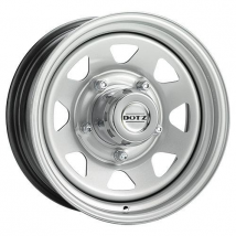 DOTZ OR5DB schwarz/silber 7.0Jx15 6x139.7 ET12