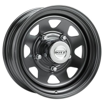DOTZ ORPLS schwarz/silber 7.0Jx16 5x130 ET40