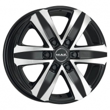 MAK STONE 6 schwarz 7.5Jx17 6x130 ET60