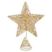 Gisela Graham Gold Glitter Top Star