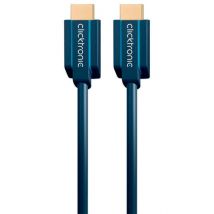 Clicktronic Ultra High Speed ​​HDMI Cable With Ethernet - 1 meter
