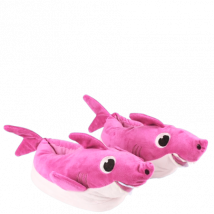 Baby Shark 3D Slippers - Pink