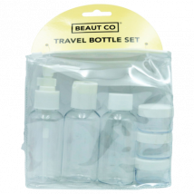 Beaut Co Travel Bottle Set – 6 Pcs