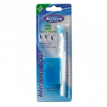 Beauty Formulas Interdental Brush - Handle + 10 Brush Heads