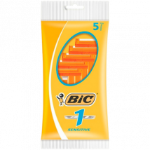 BIC 1 Sensitive Razors - 5 pcs
