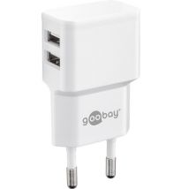 Goobay Dual USB Charger - White