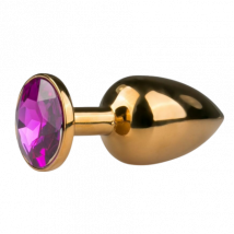 EasyToys Metal Butt Plug - Purple