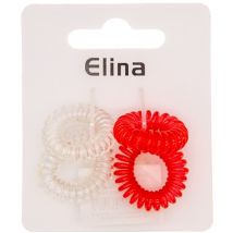 Elina Spiral Hair elastics - 4 pcs