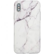 BasicPlus iPhone X/Xs Cover - White Marble