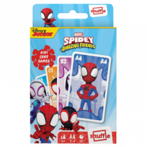 Marvel Spidey and His Amazing Friends 4-in-1 Card Game