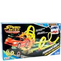 Motor Max Tornado Drift Race Track w. 2 Cars