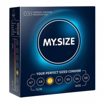 My.Size 53mm Condoms - 3 PCS.