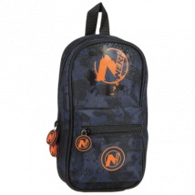 Nerf 5-in-1 Pencil Case Backpack - Black & Navy Camouflage