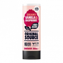 Original Source Creamy Vanilla Milk & Raspberry Shower Gel - 250 ml