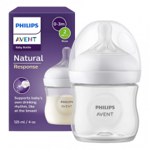 Philips Avent Natural Response 0-3 Months Baby Feeding Bottle – 125 ml