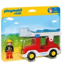 Playmobil 1.2.3 Fire Truck With Increase