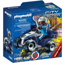 Playmobil City Action Police Quad with Pull-Back Motor
