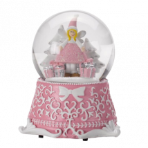 Three Kings Musical LED Snow Globe Fairy - 10cm
